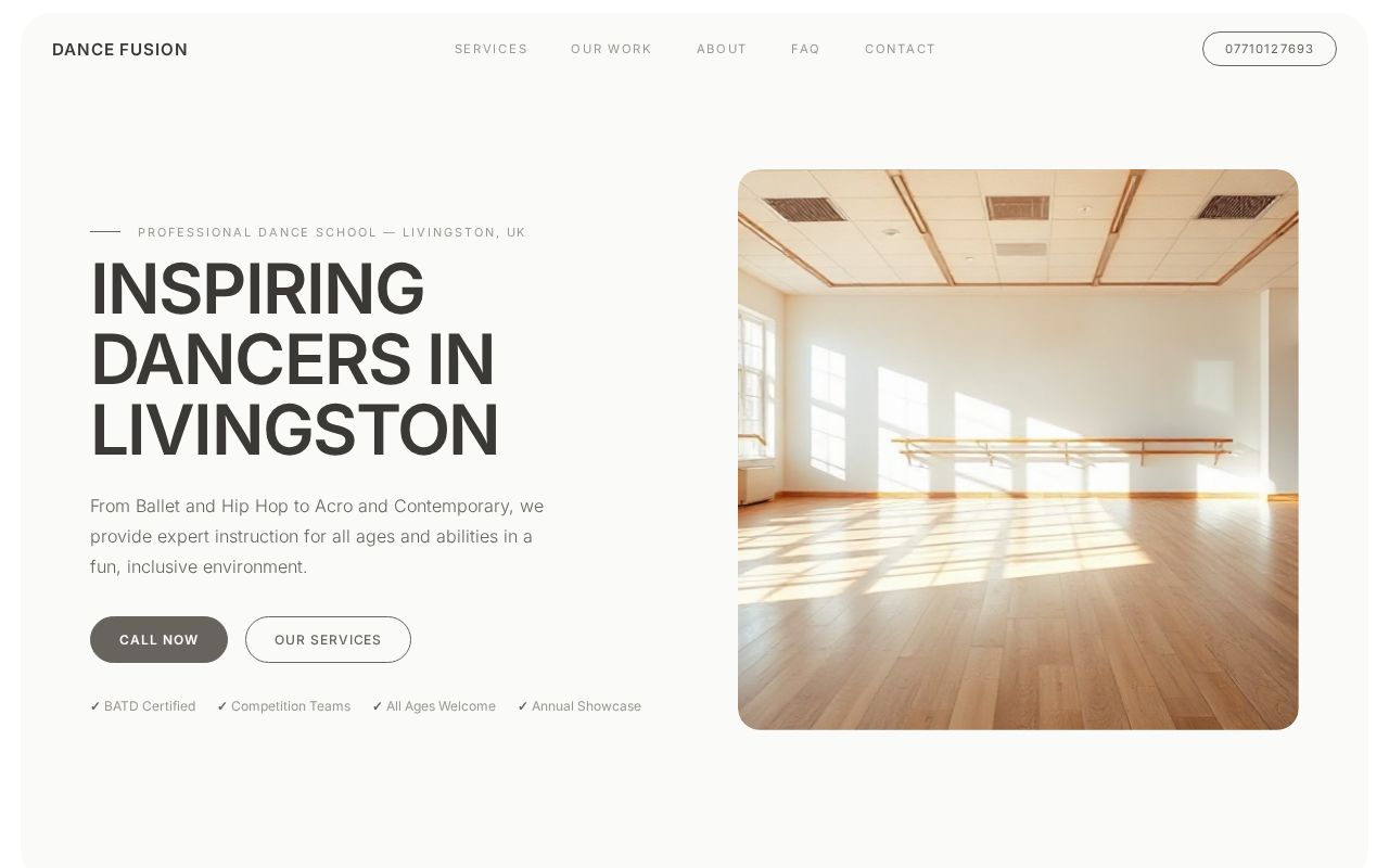 Your new website