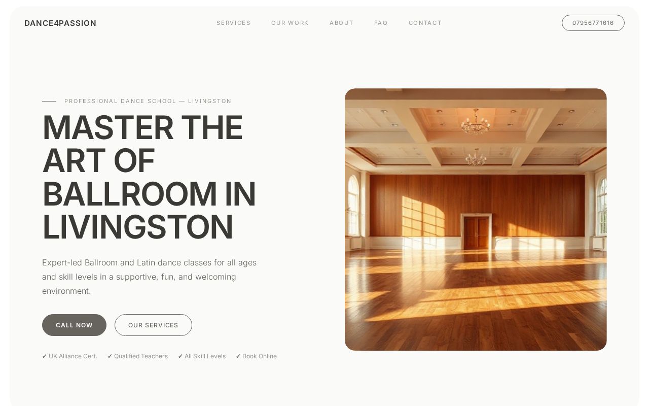 Your new website