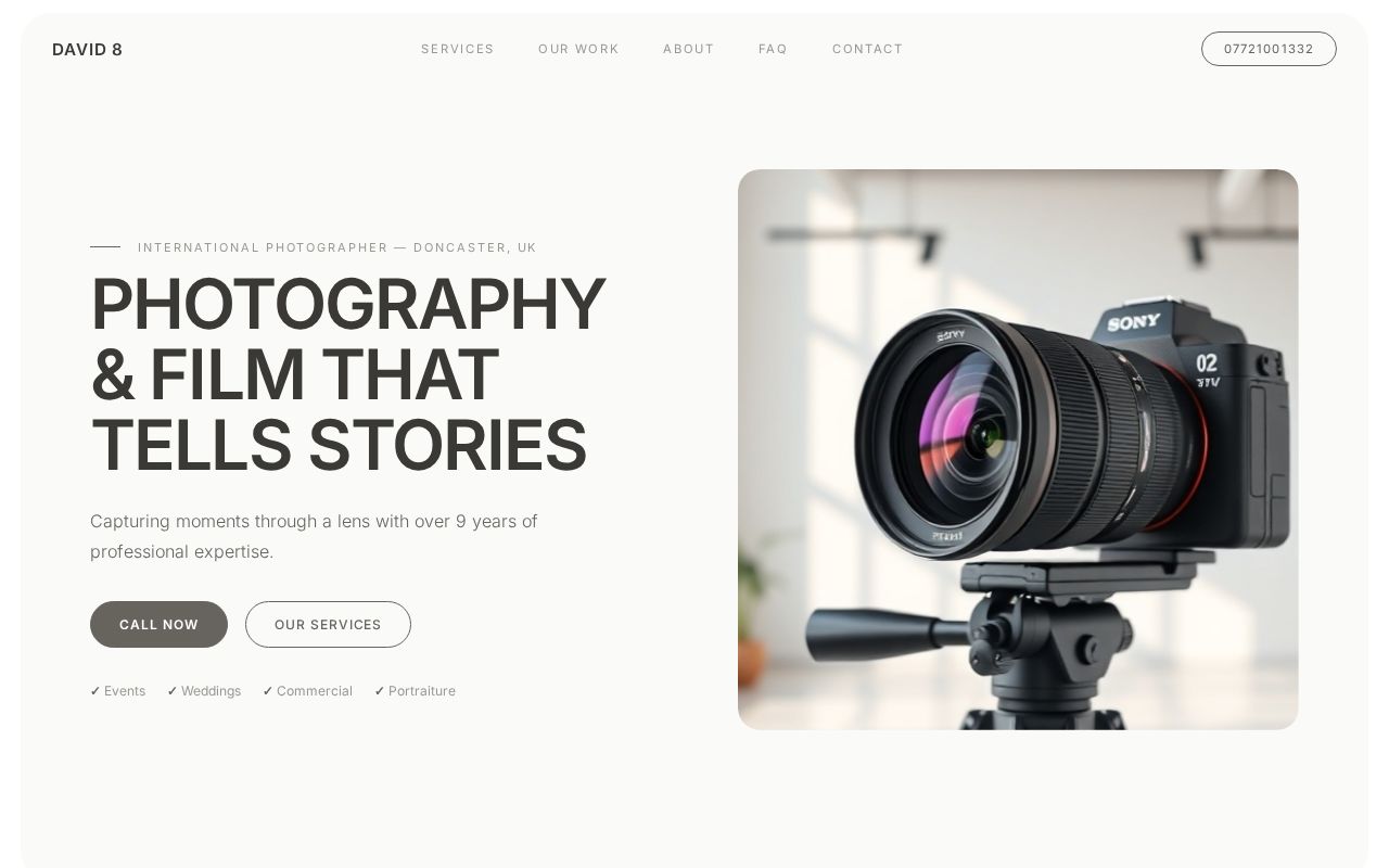 Your new website