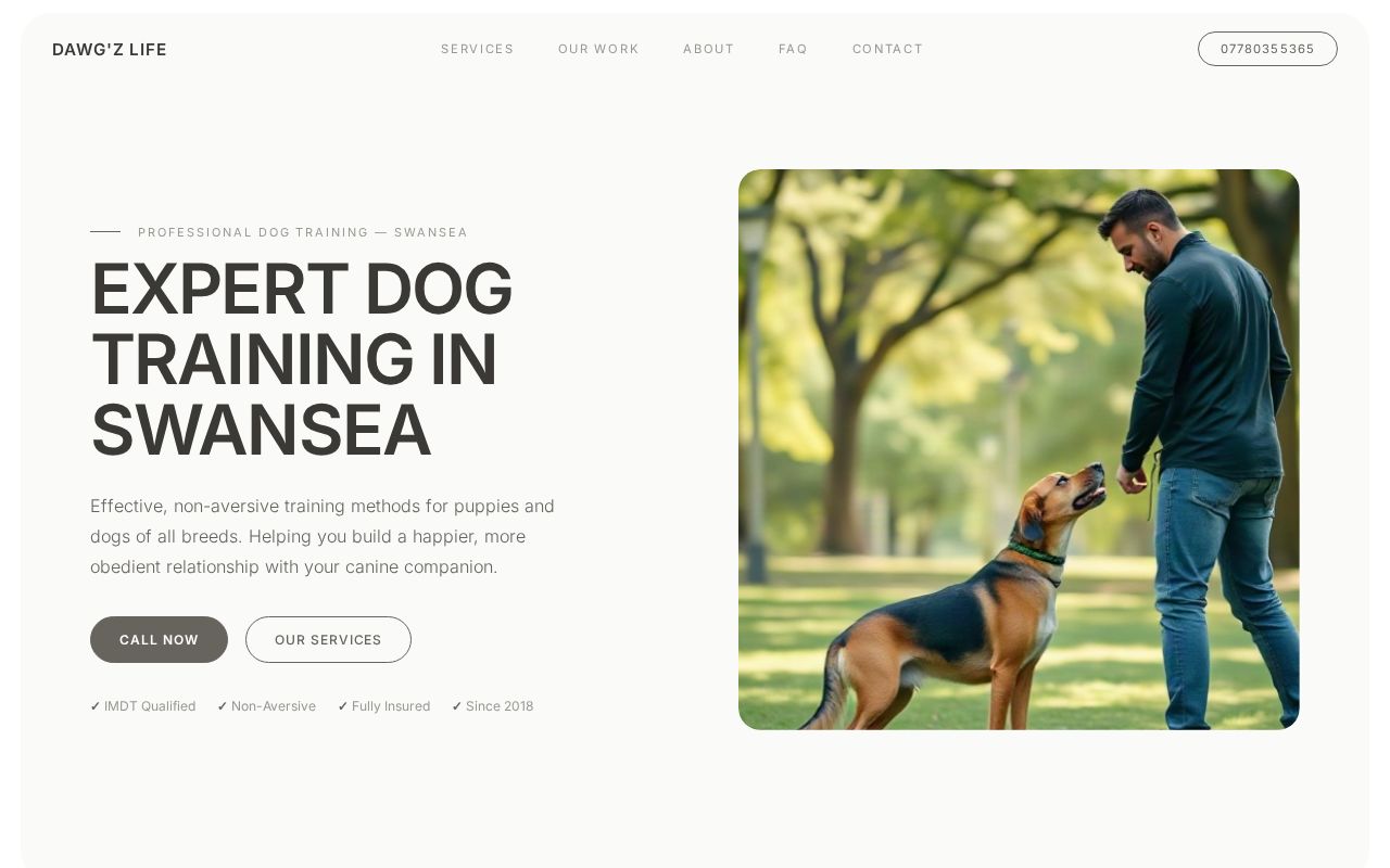 Your new website
