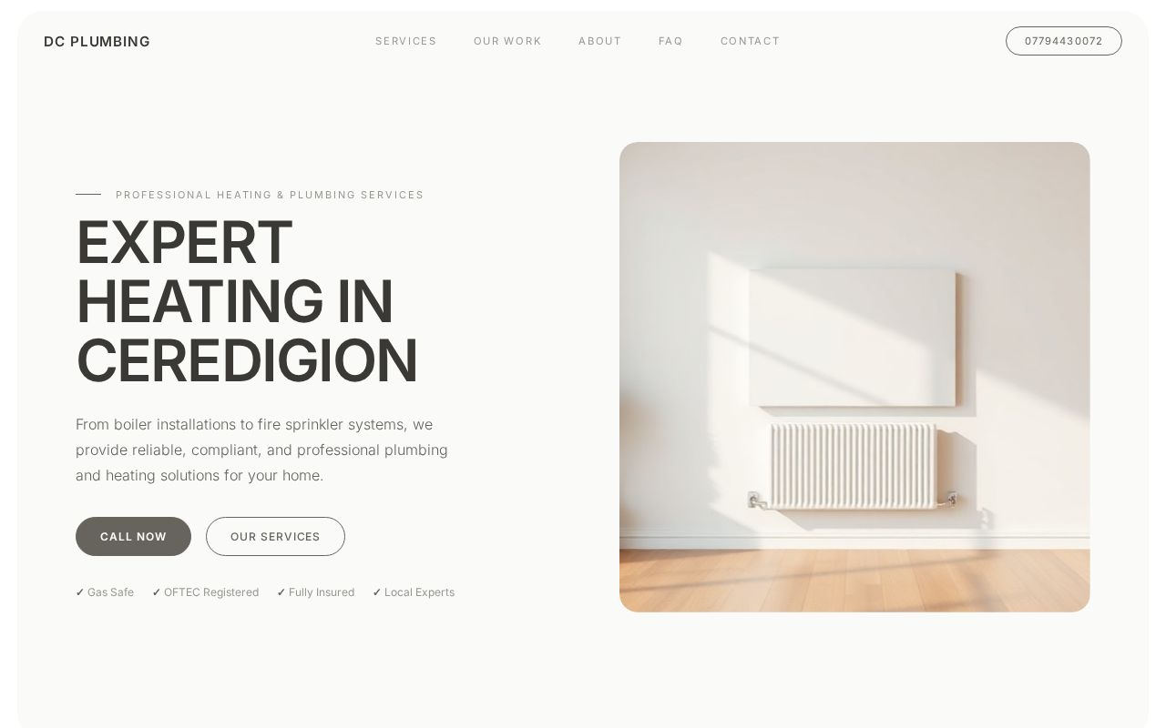 Your new website