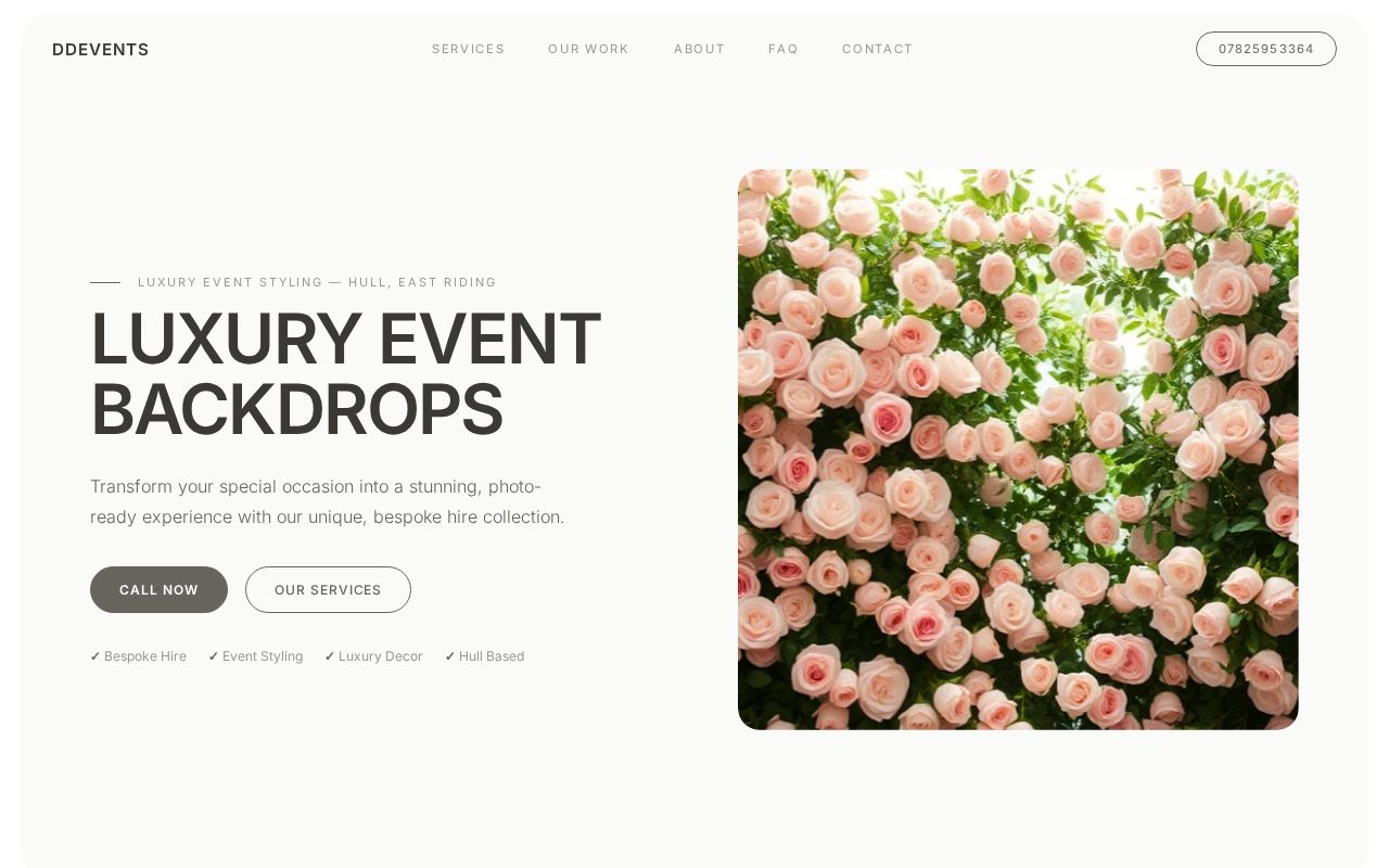 Your new website