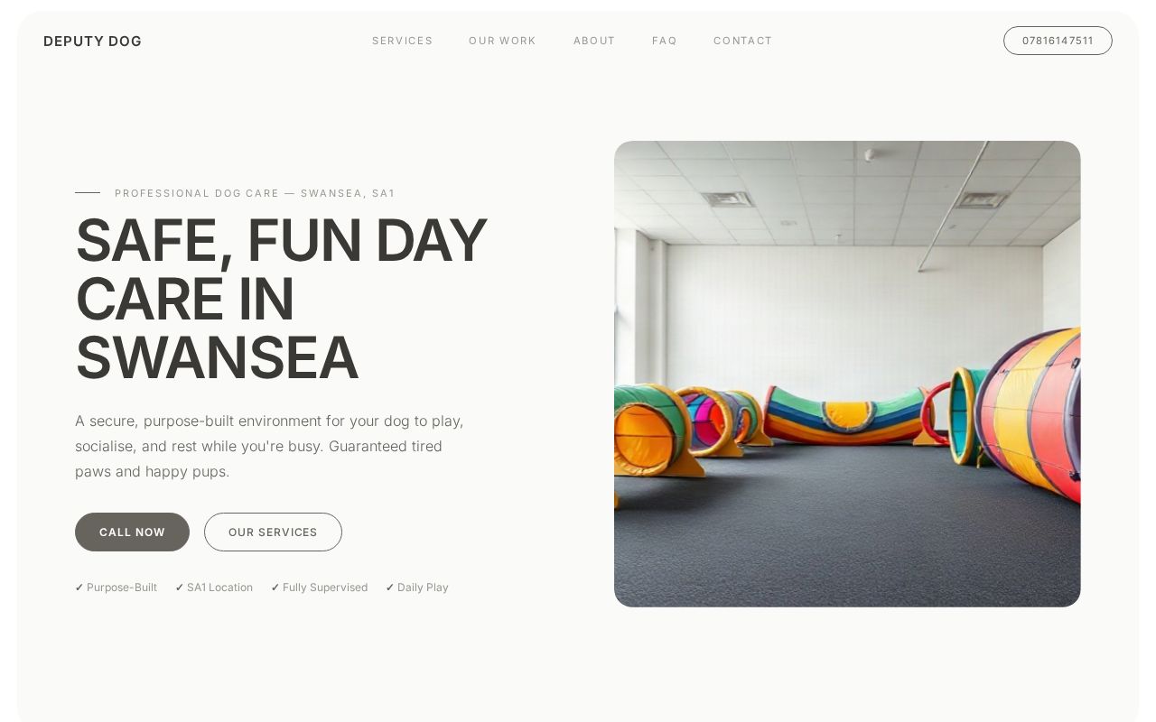 Your new website