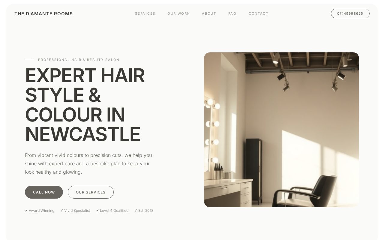 Your new website
