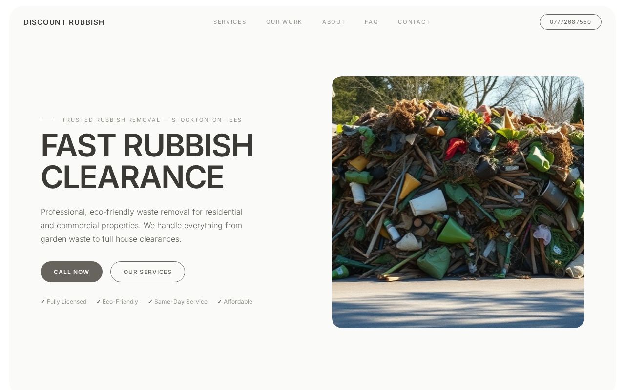 Your new website