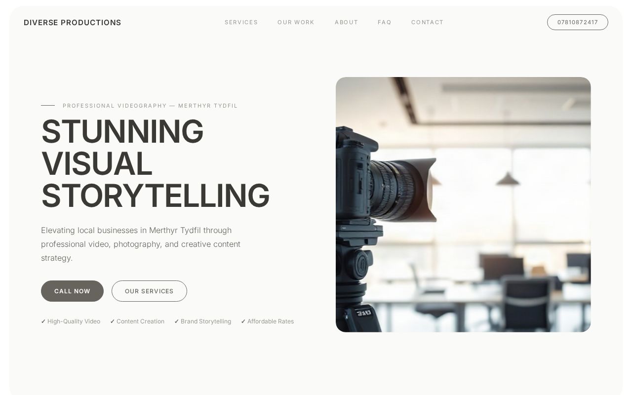 Your new website