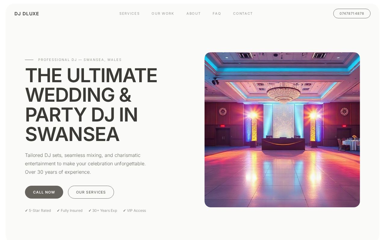 Your new website
