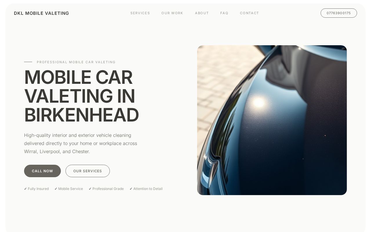 Your new website