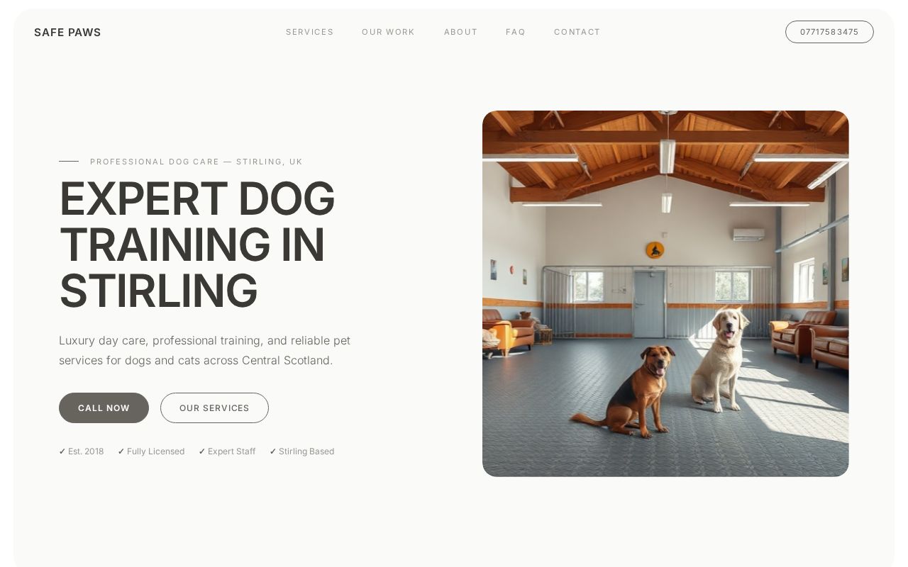 Your new website