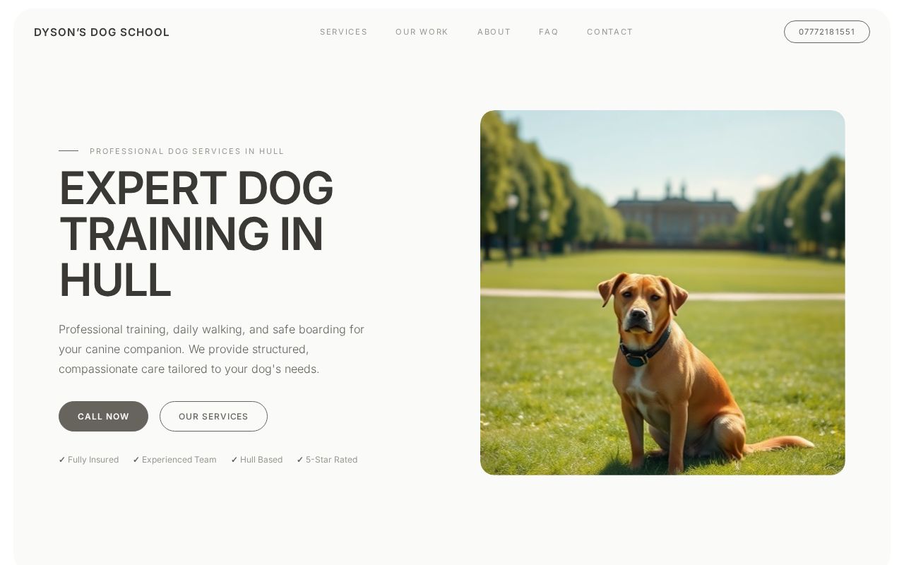 Your new website