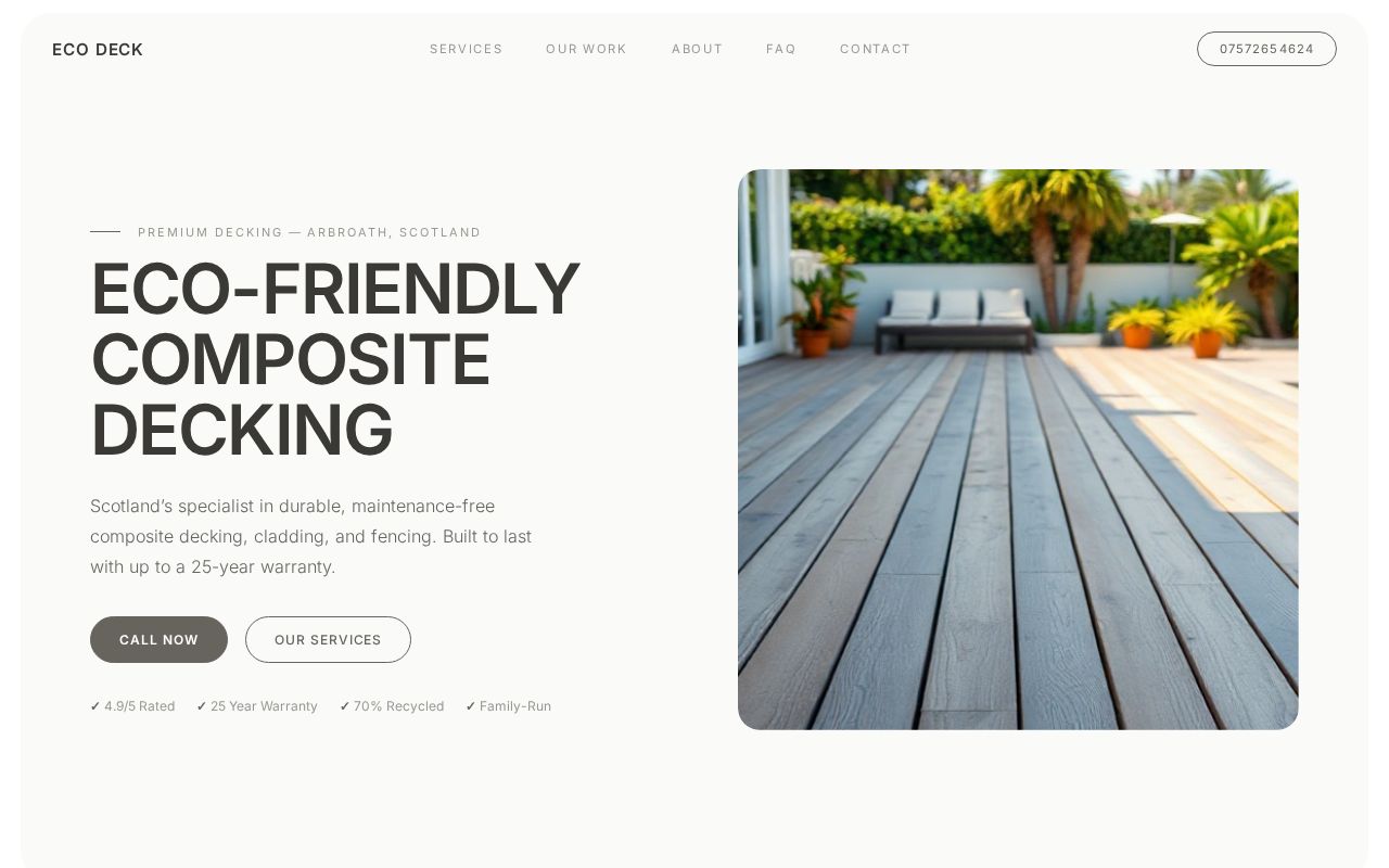Your new website