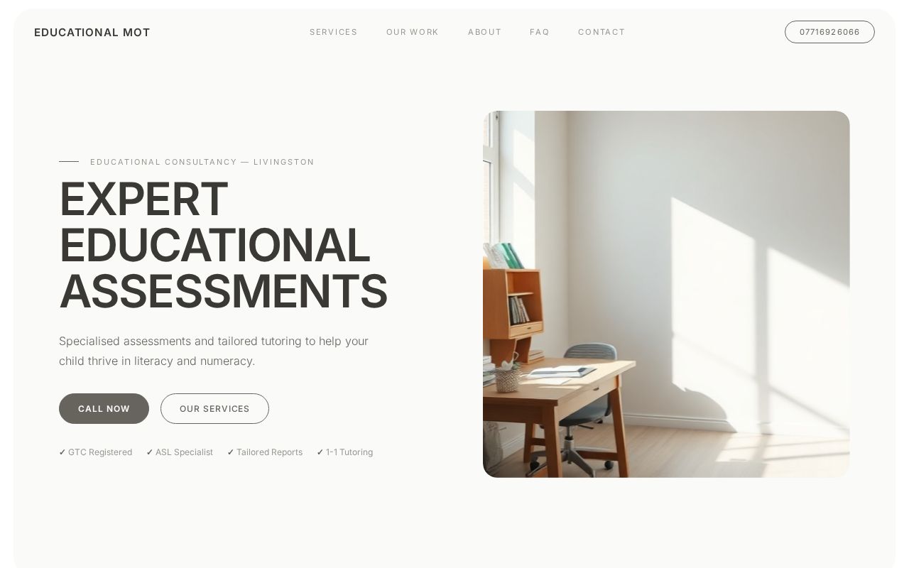Your new website