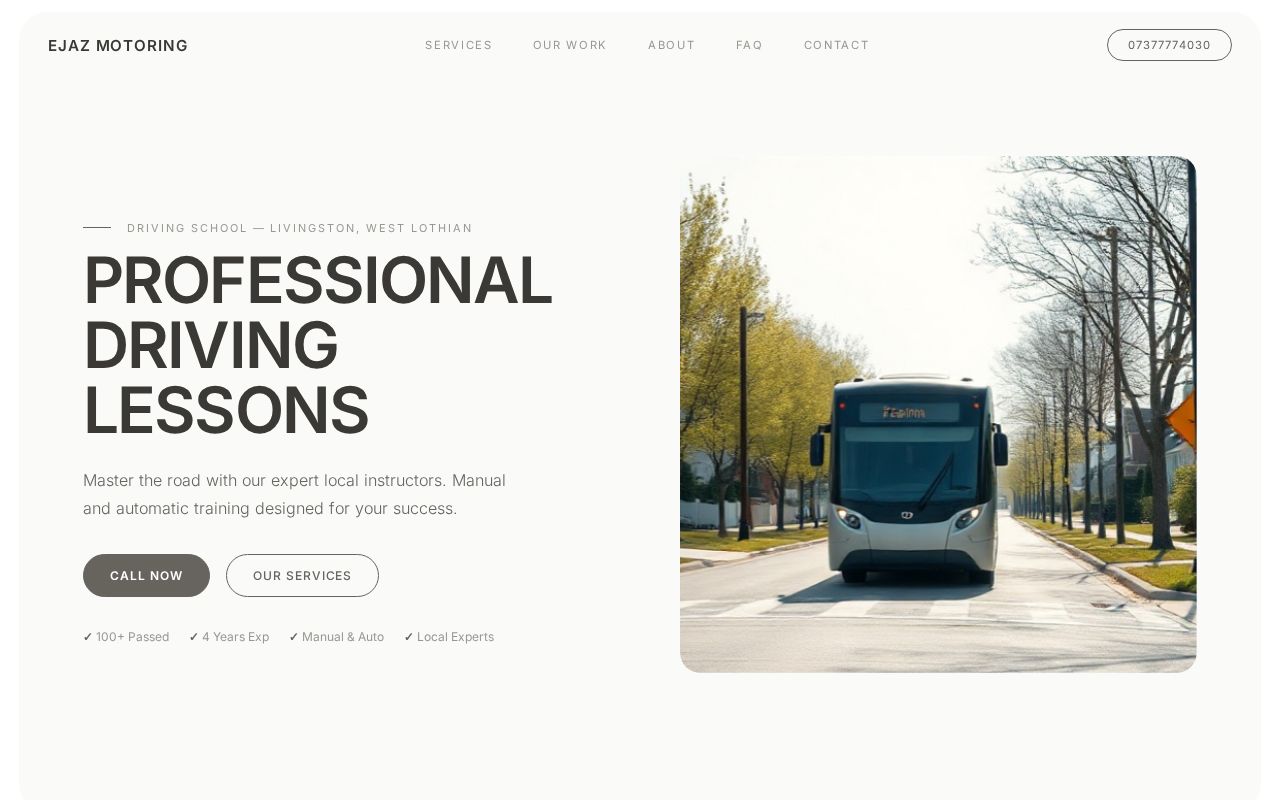 Your new website