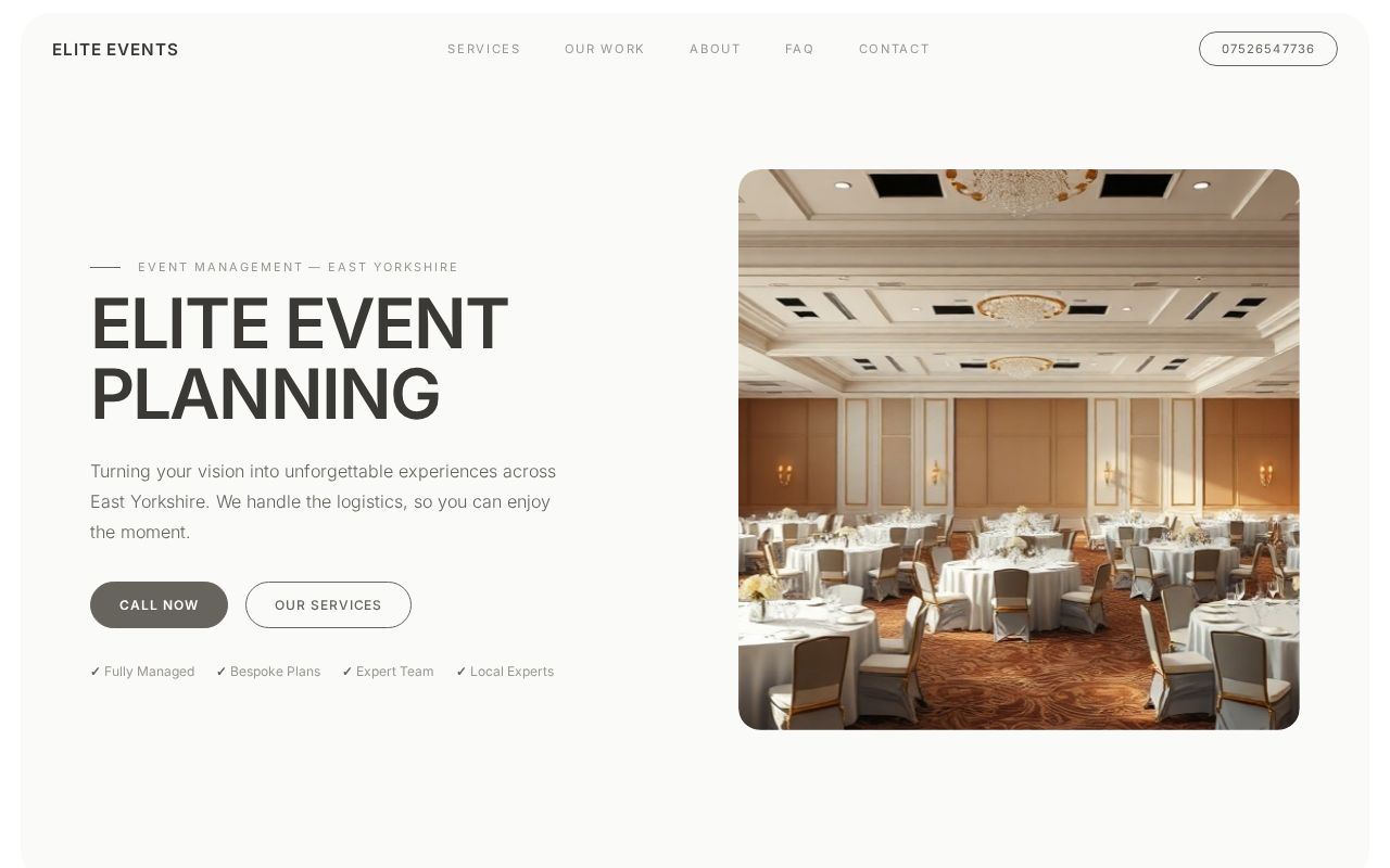Your new website