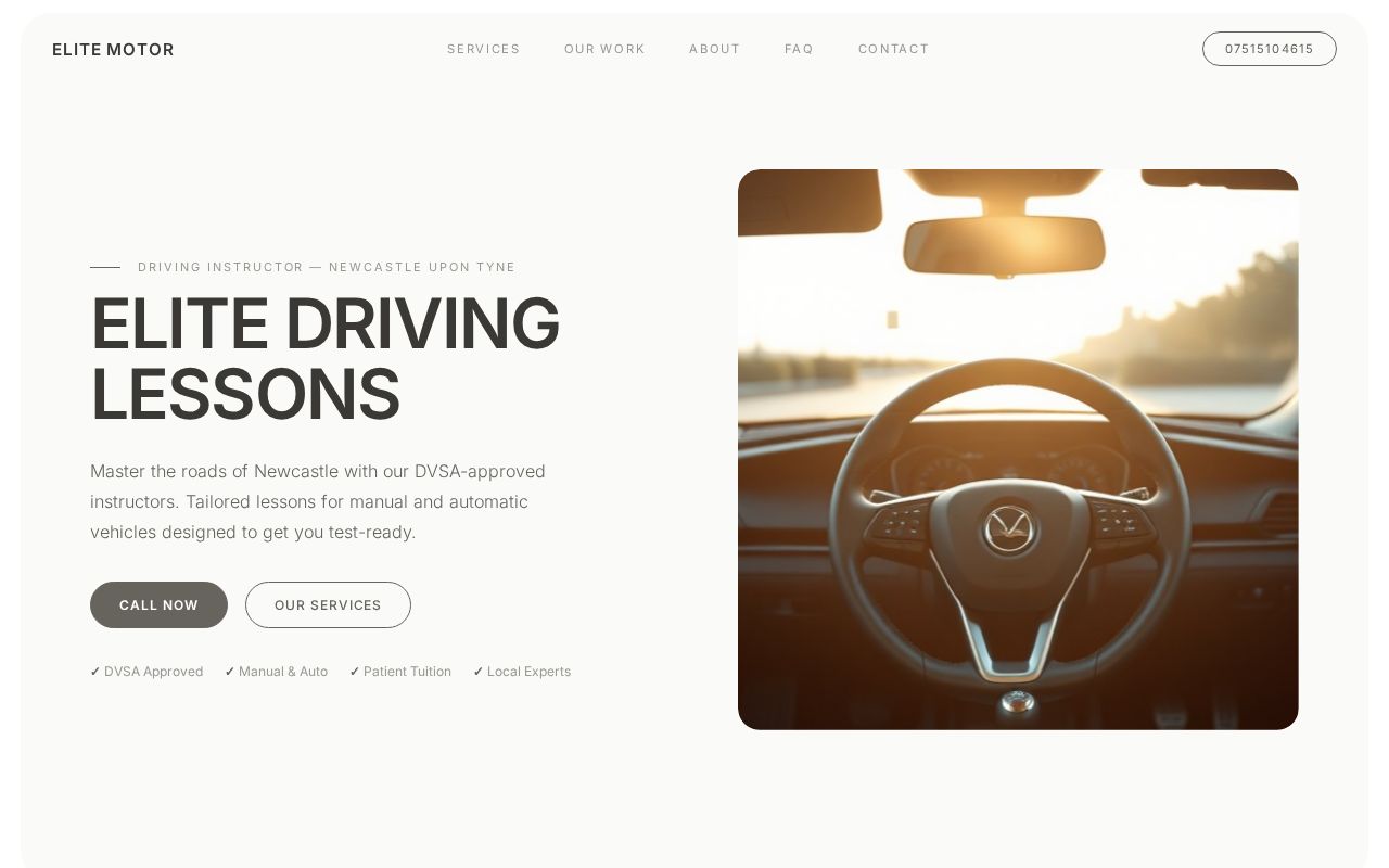 Your new website