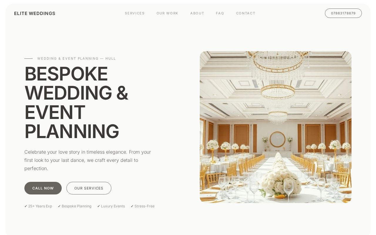 Your new website