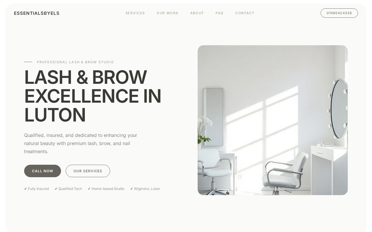 Your new website