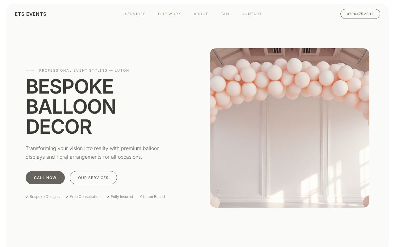 Your new website