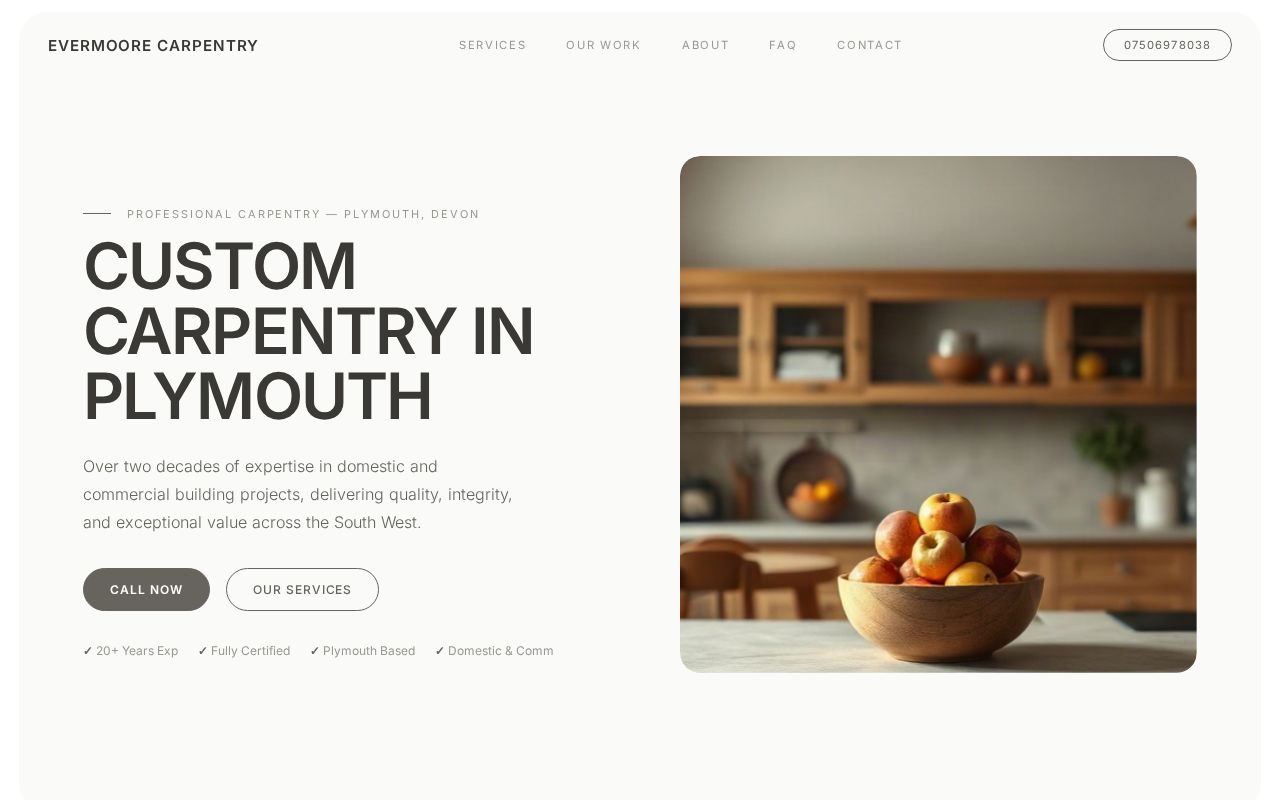 Your new website