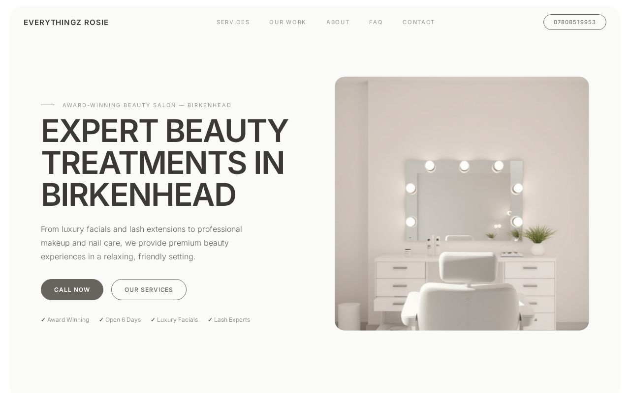 Your new website