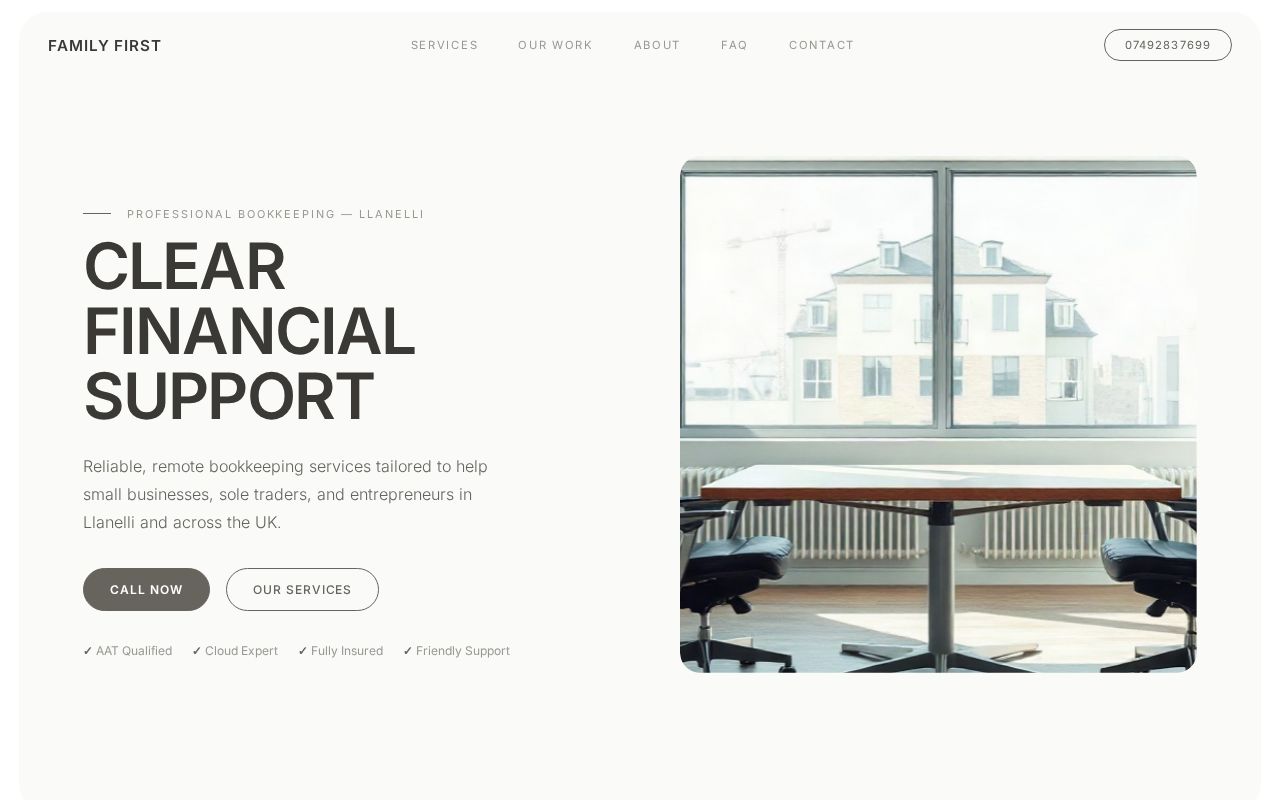 Your new website