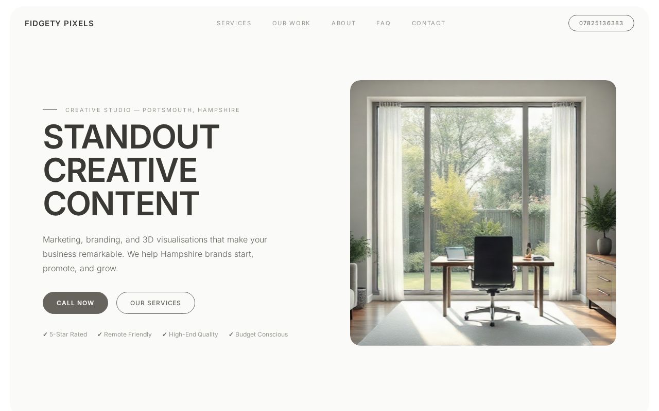 Your new website