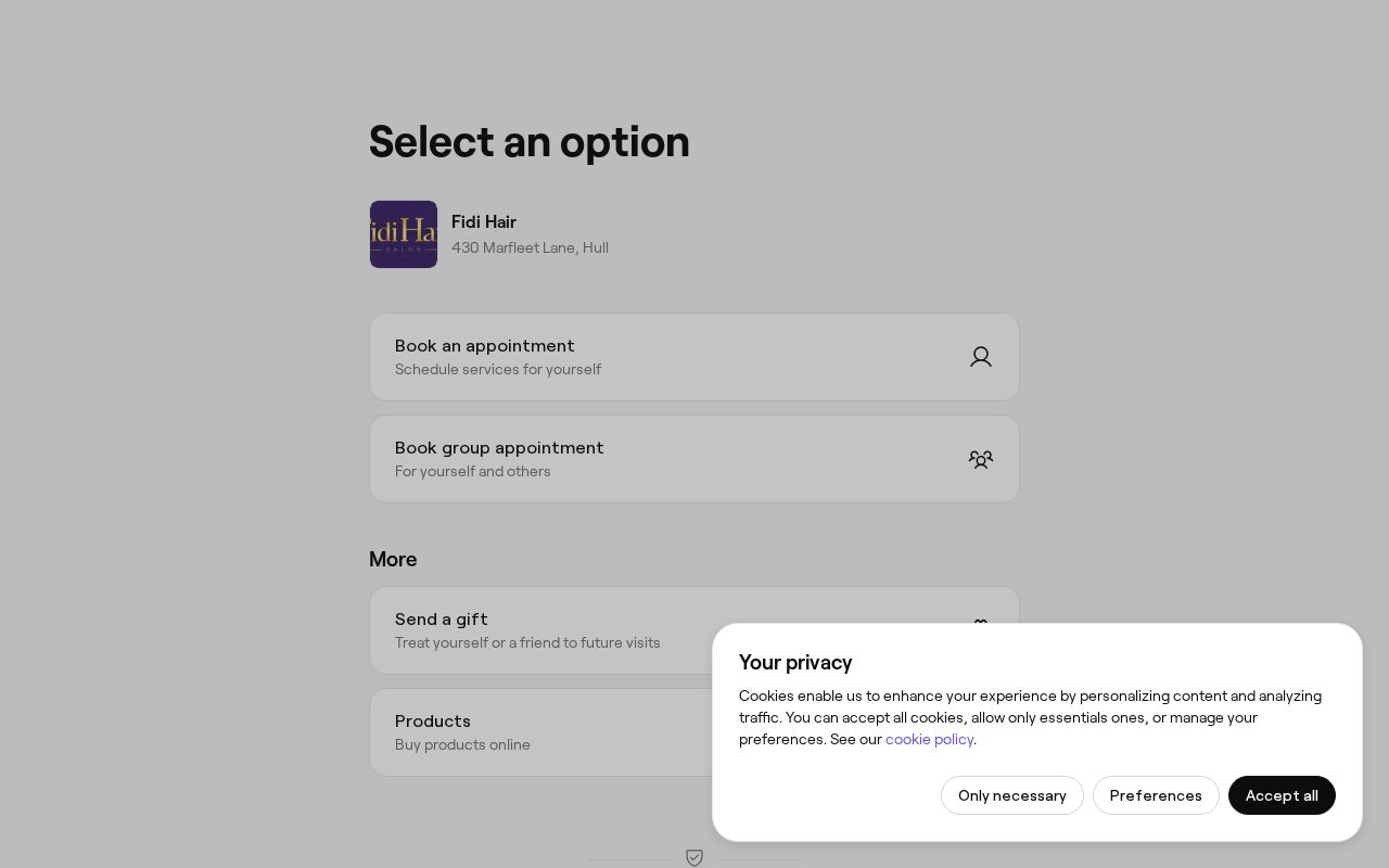 Your current website