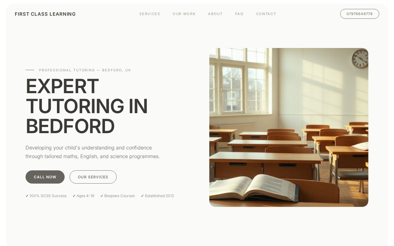Your new website