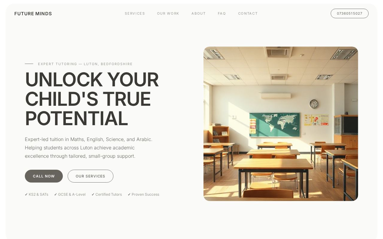 Your new website