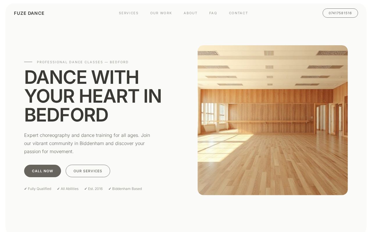 Your new website