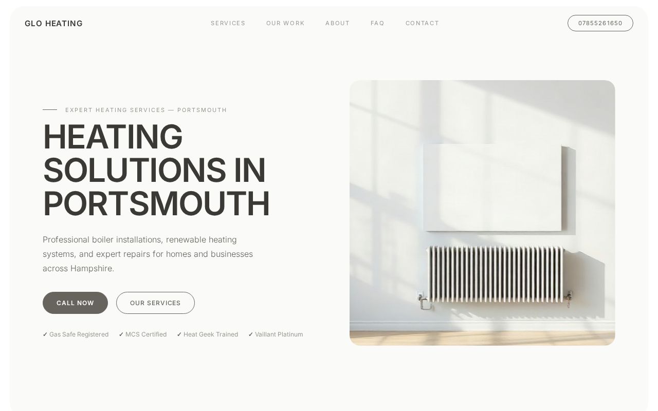 Your new website
