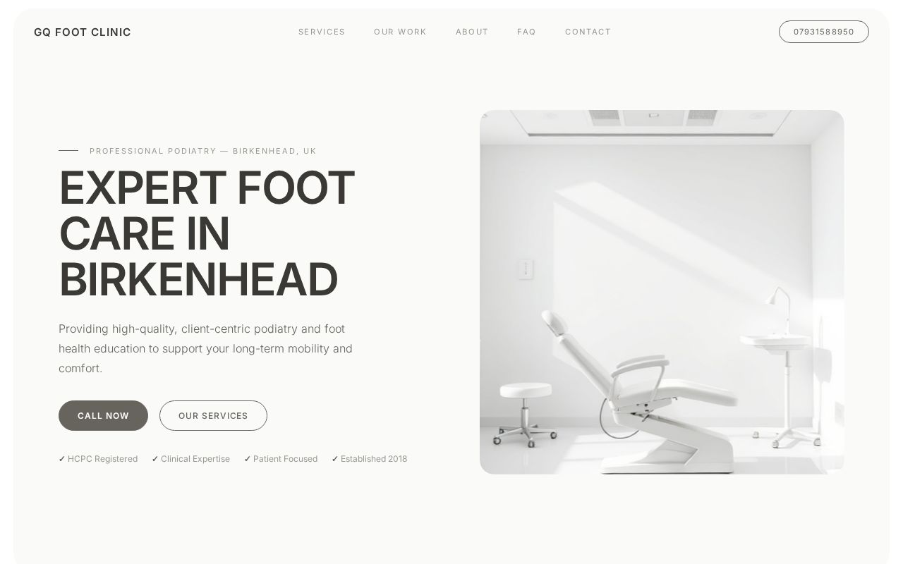 Your new website