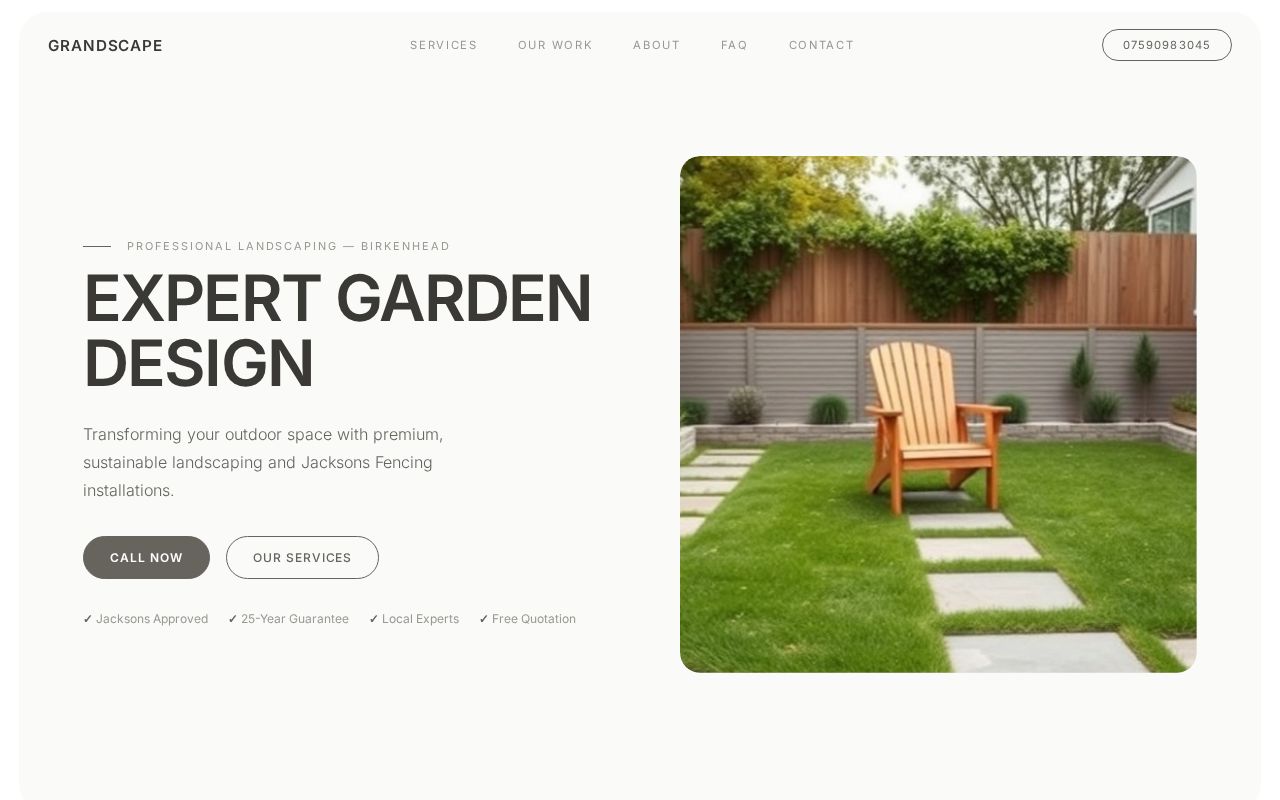 Your new website
