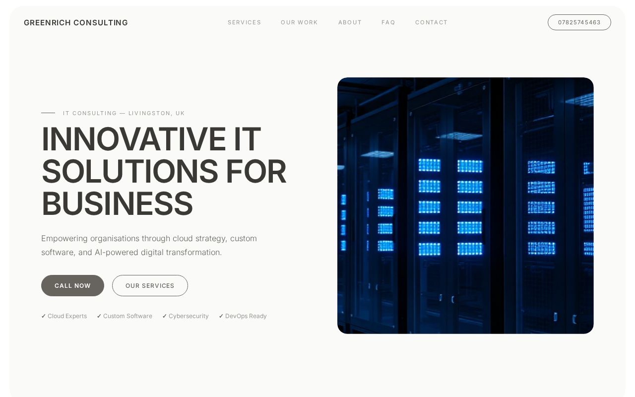 Your new website