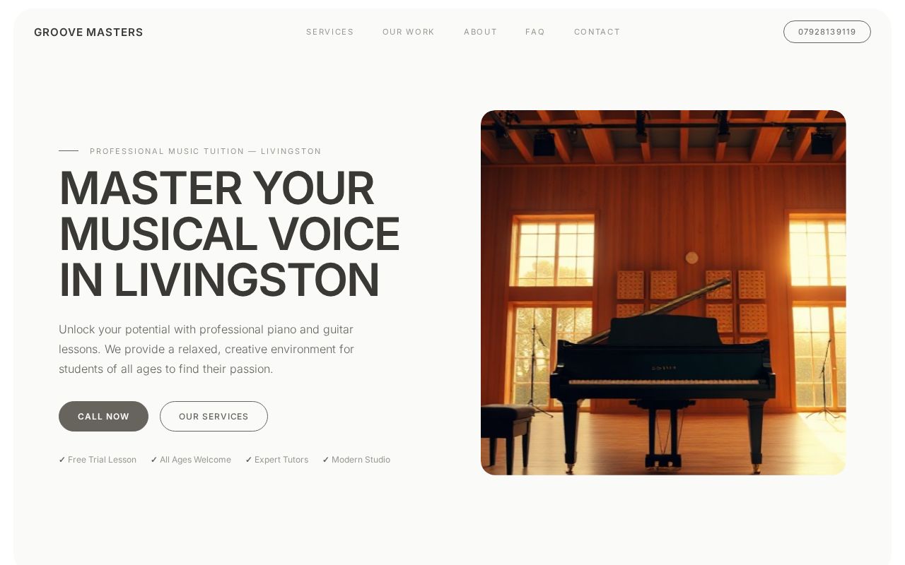 Your new website