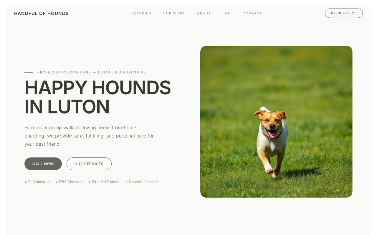 Your new website