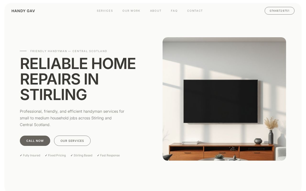 Your new website