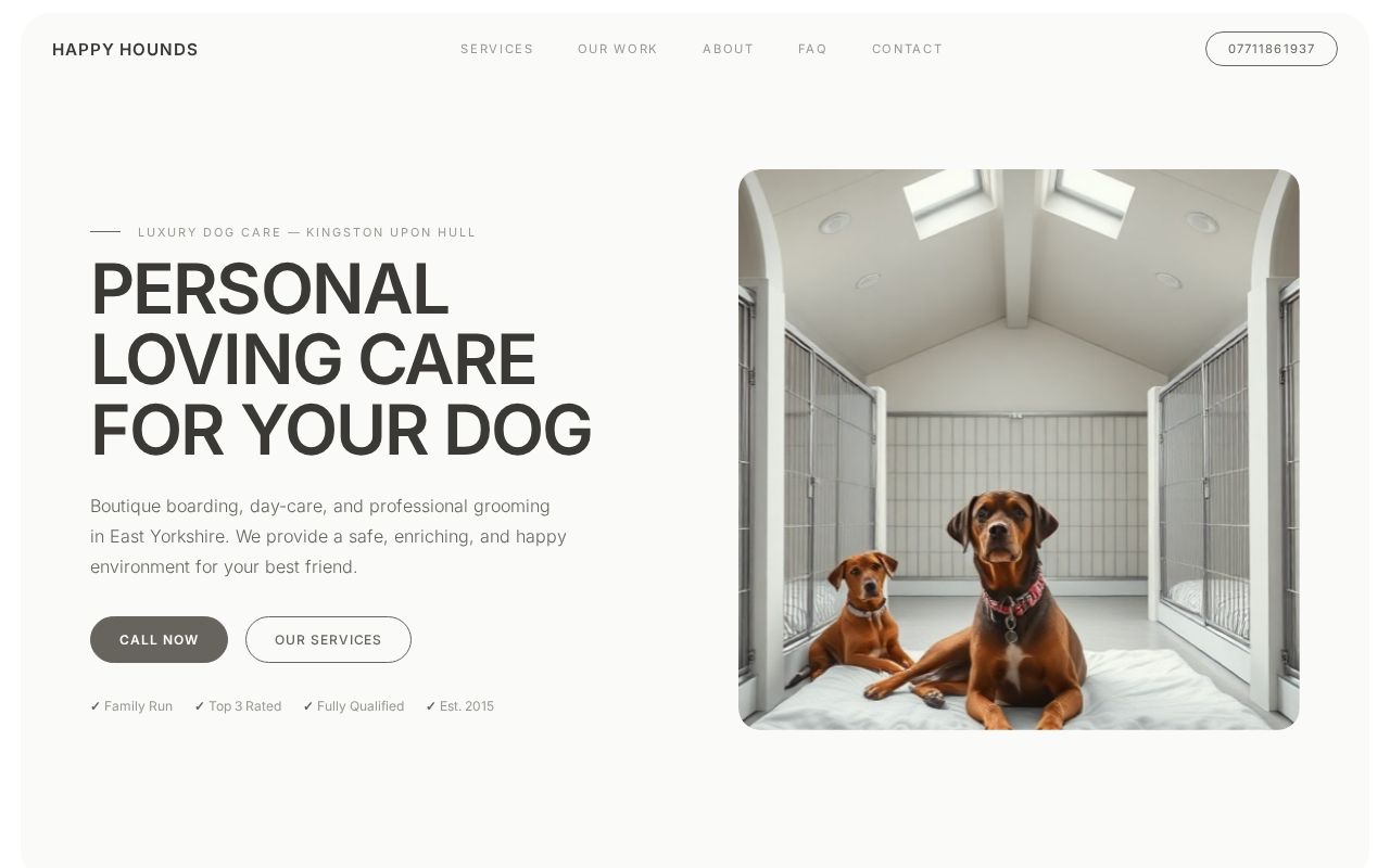 Your new website