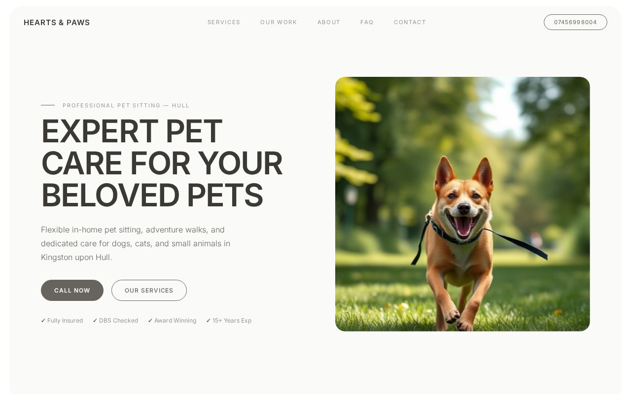 Your new website