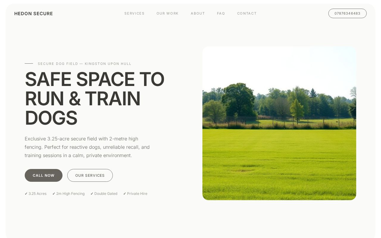 Your new website