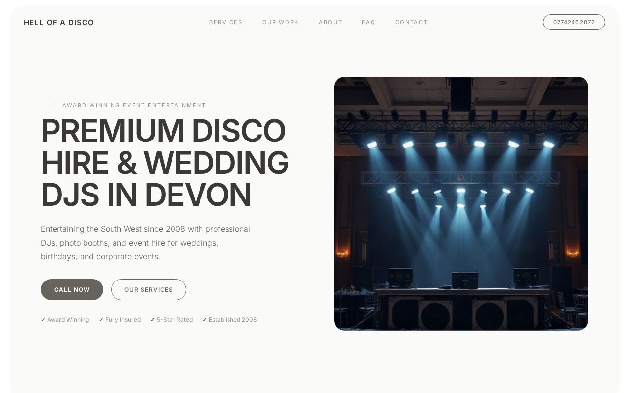 Your new website