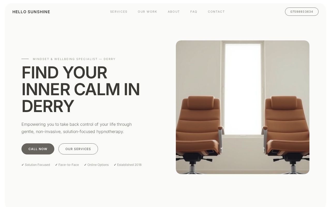 Your new website