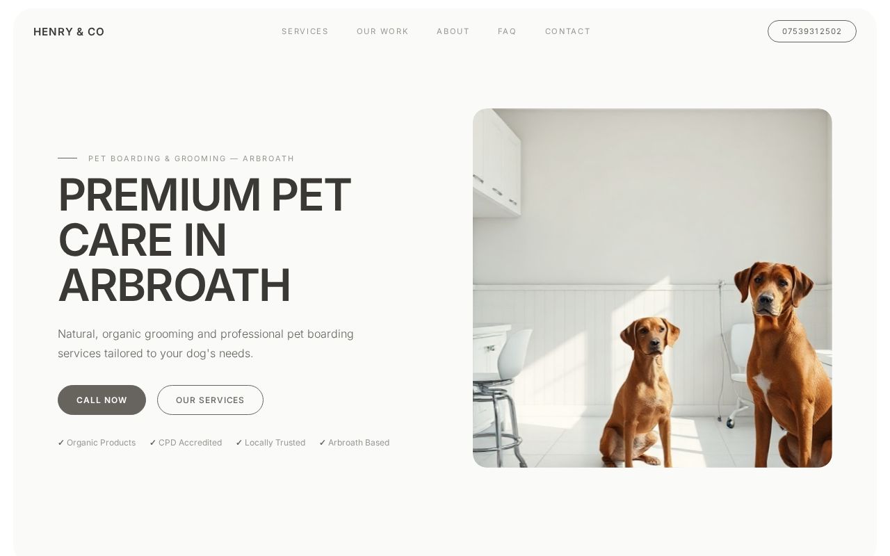 Your new website