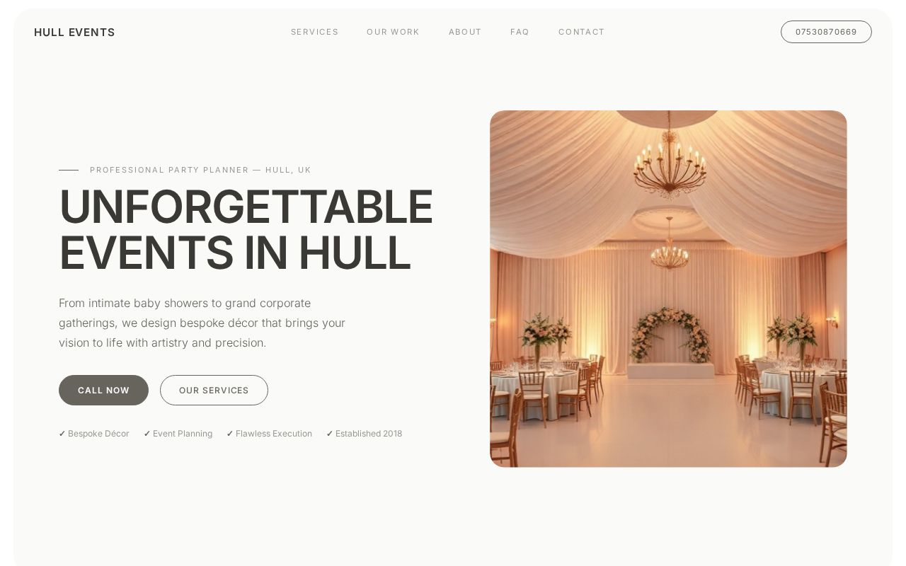 Your new website