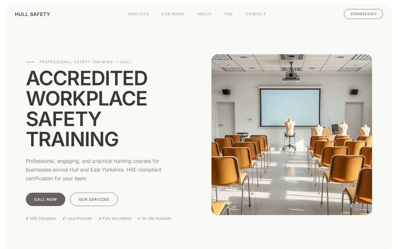 Your new website