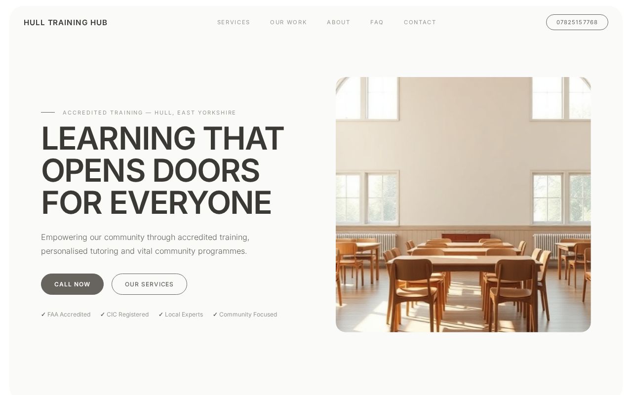 Your new website