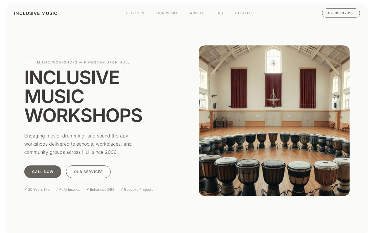 Your new website