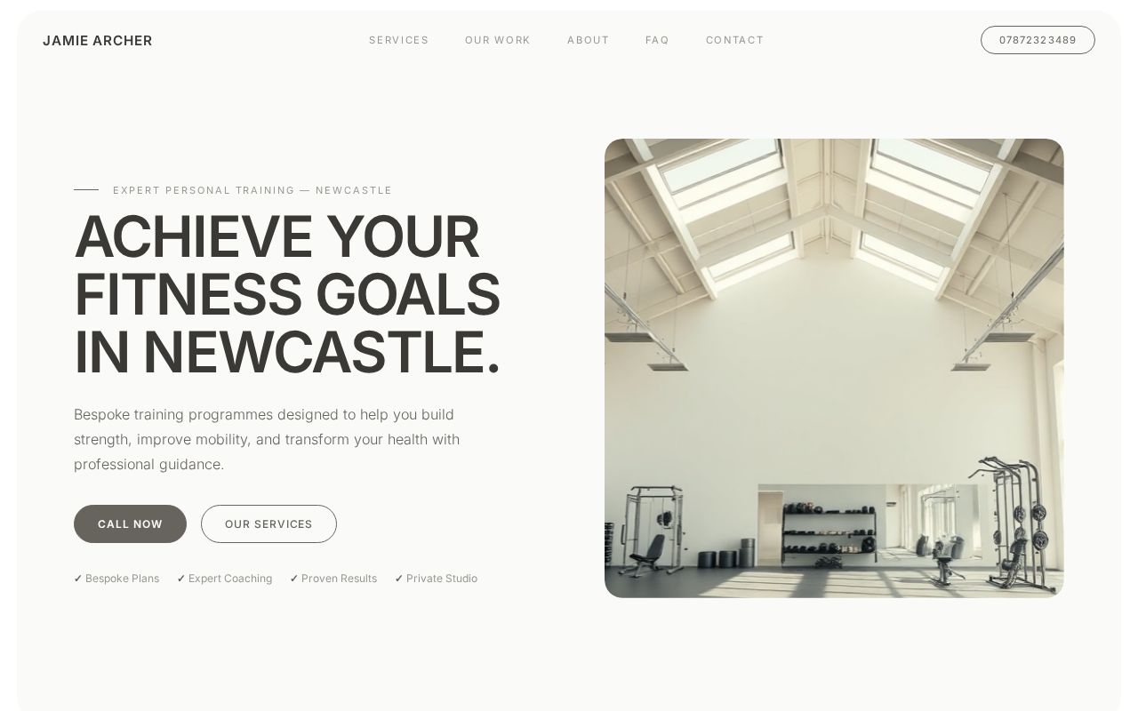 Your new website