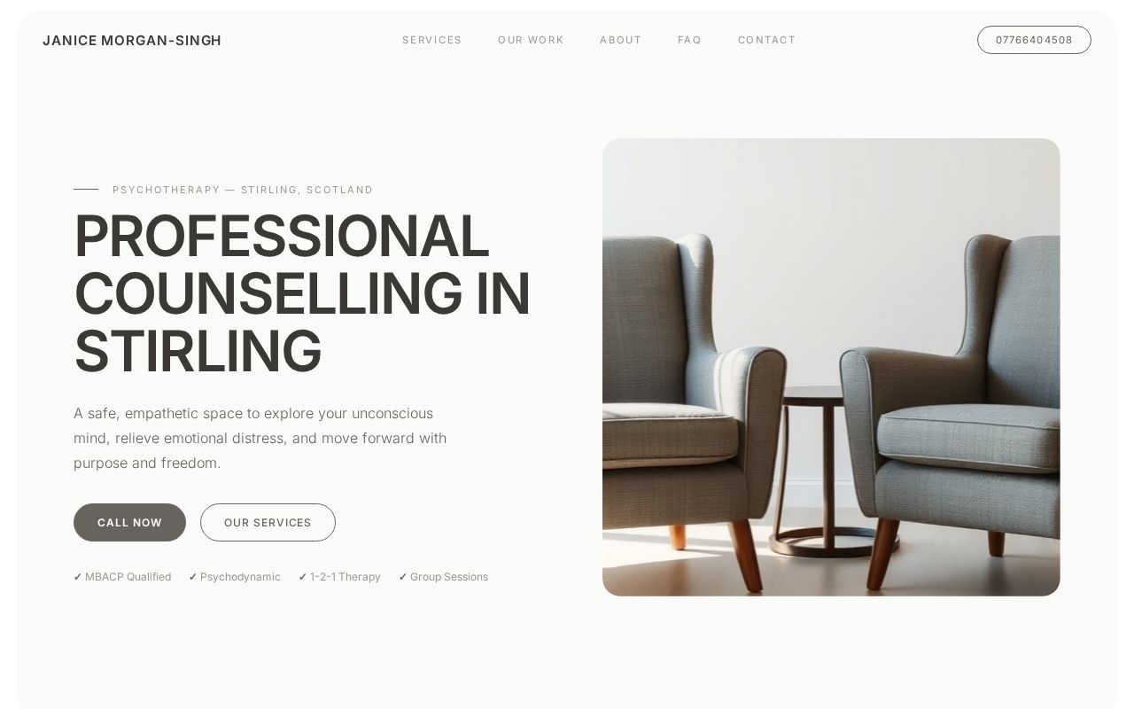 Your new website