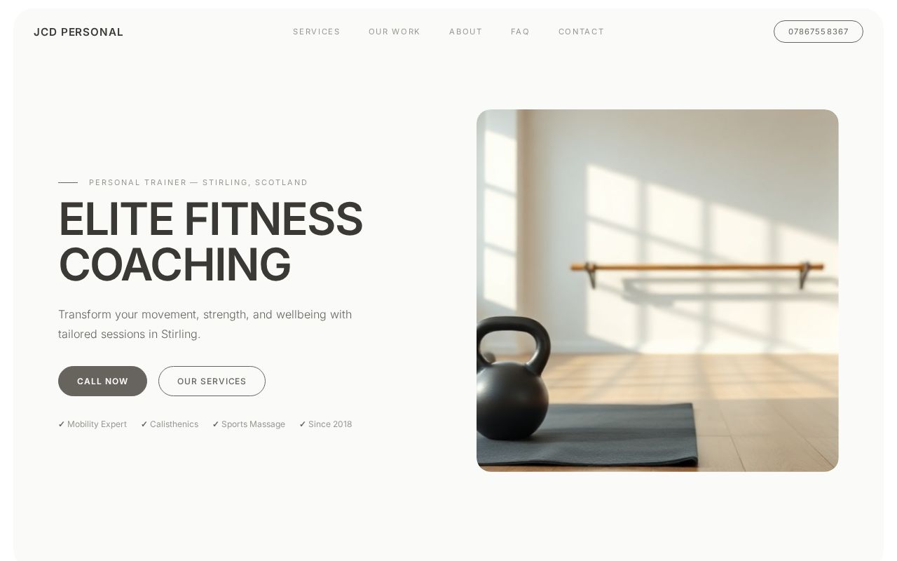 Your new website